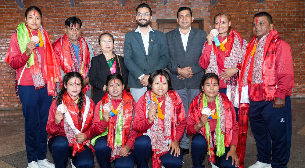 एसियन गेम्समा महिला कबड्डी टोली स्वदेश फिर्ता
